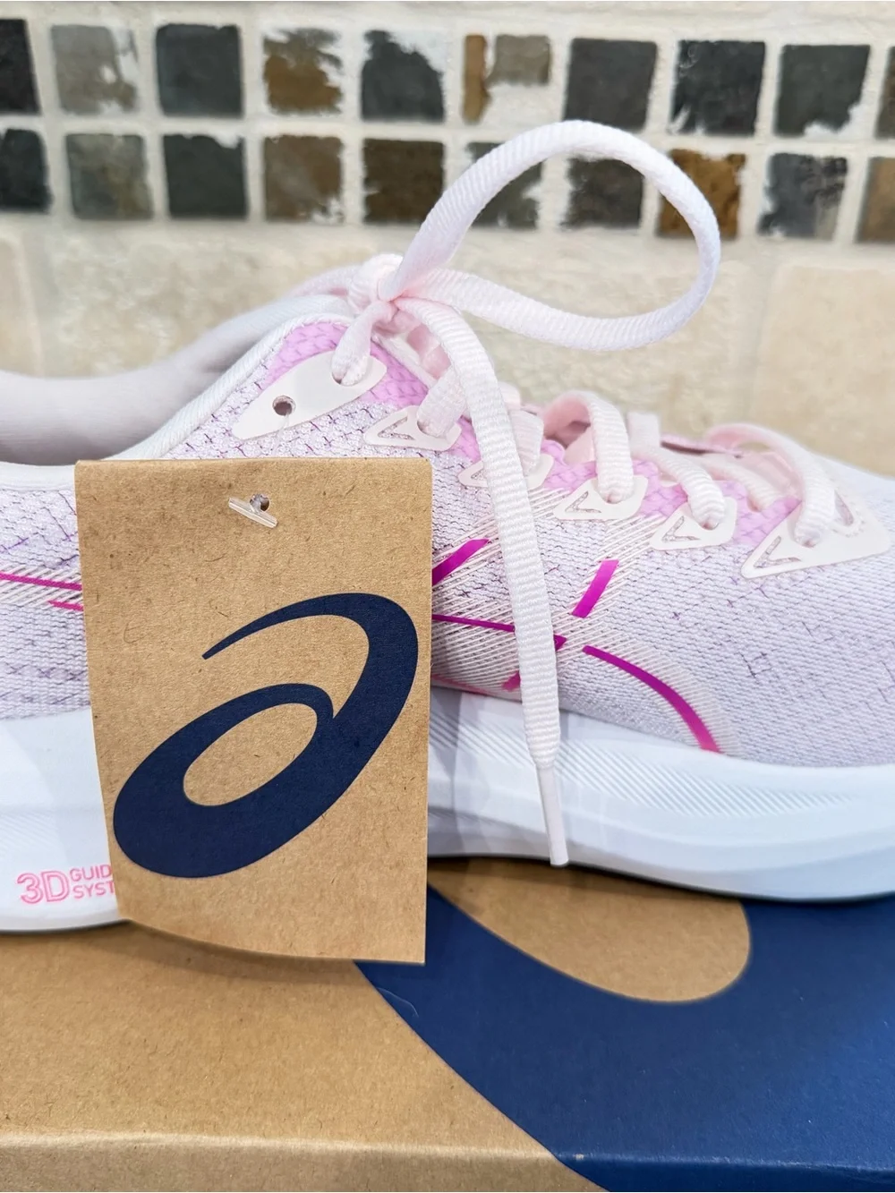New ASICS GT-2000 13 Pale Pink with Bold Magenta Women's Athletic Running Shoes